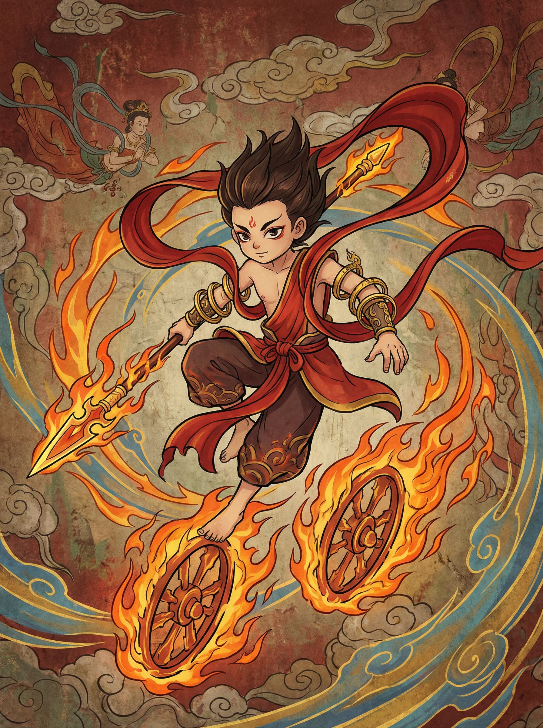 哪吒 - RUN AWAY无删减免费韩国动漫 封神榜阐教动漫角色